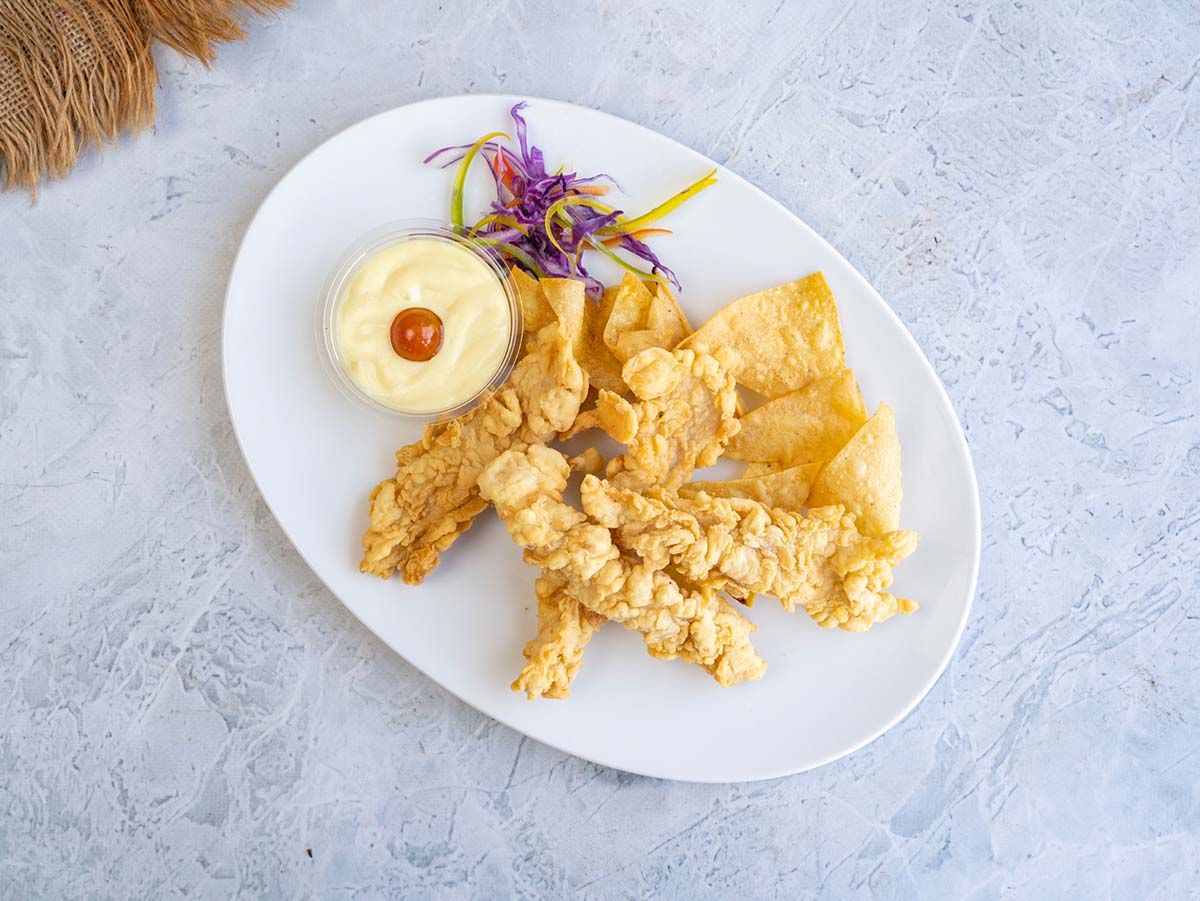 Chicken slices
