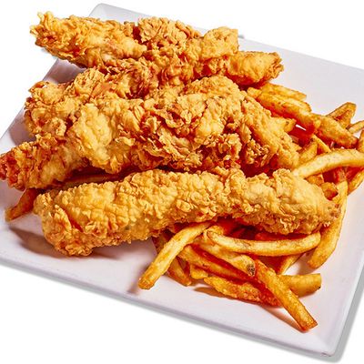 Chicken Strips With French Fries