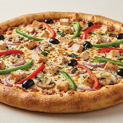 Stuffed Chicken Pizza