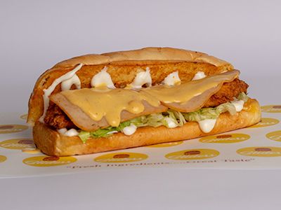 Chicken Supreme with Smoked Turkey Sandwich