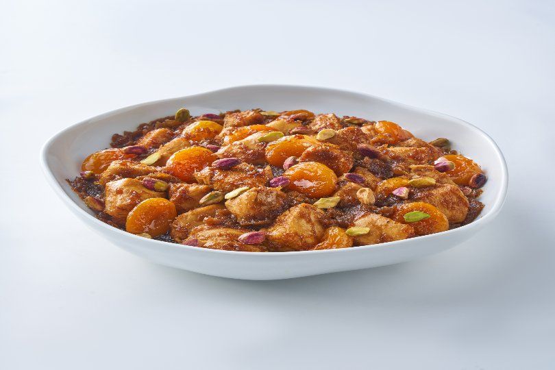 Chicken Tajine with honey