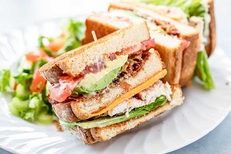 Chicken Turkey Clup Sandwich