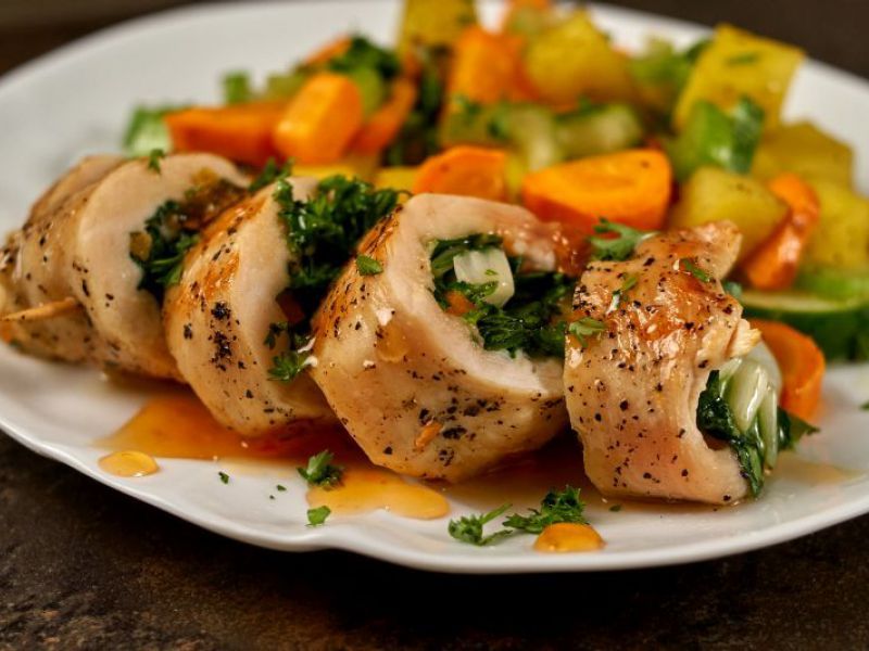 Chicken Vaeggie Roll