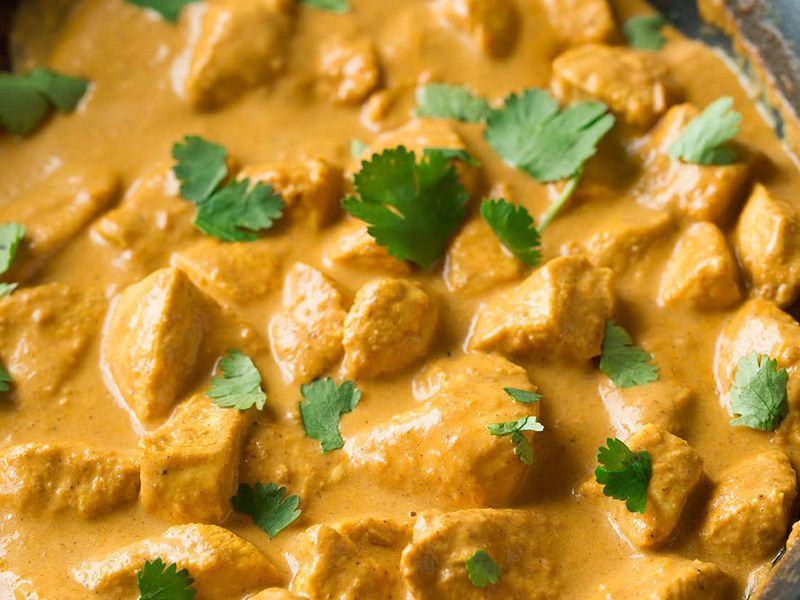 Chicken With Curry Platter