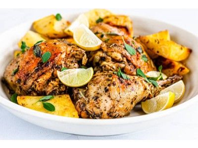 Chicken With Lemon Platter