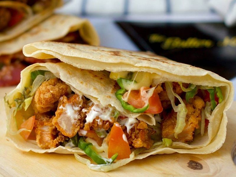 Crispy Chicken Crepe