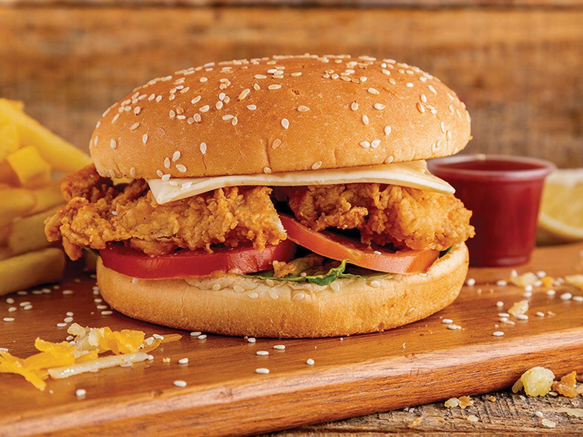Chicken Zinger sandwich