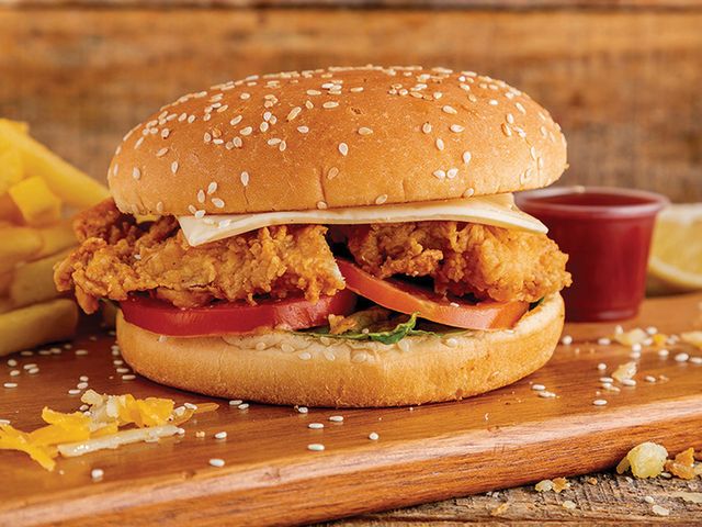 Chicken Zinger sandwich