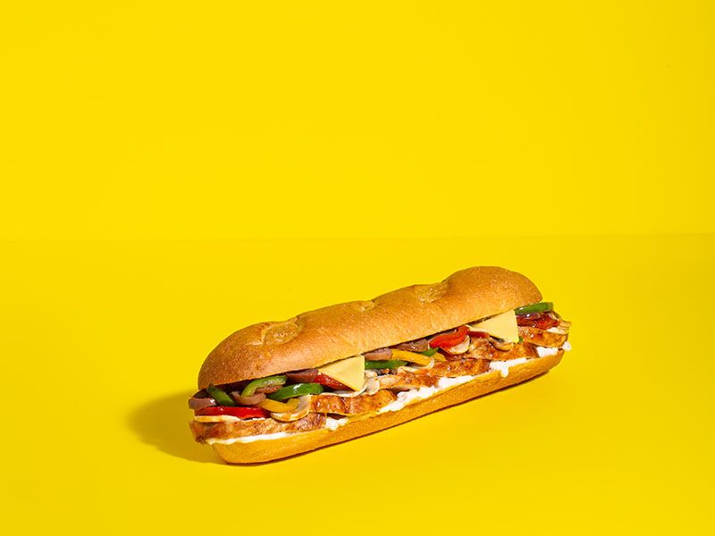A La Grecque Chicken Sandwich