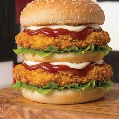 Double Chicken Burger