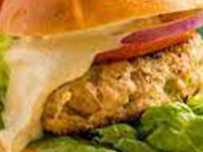 Chicken Burger With Cheese Sandwich
