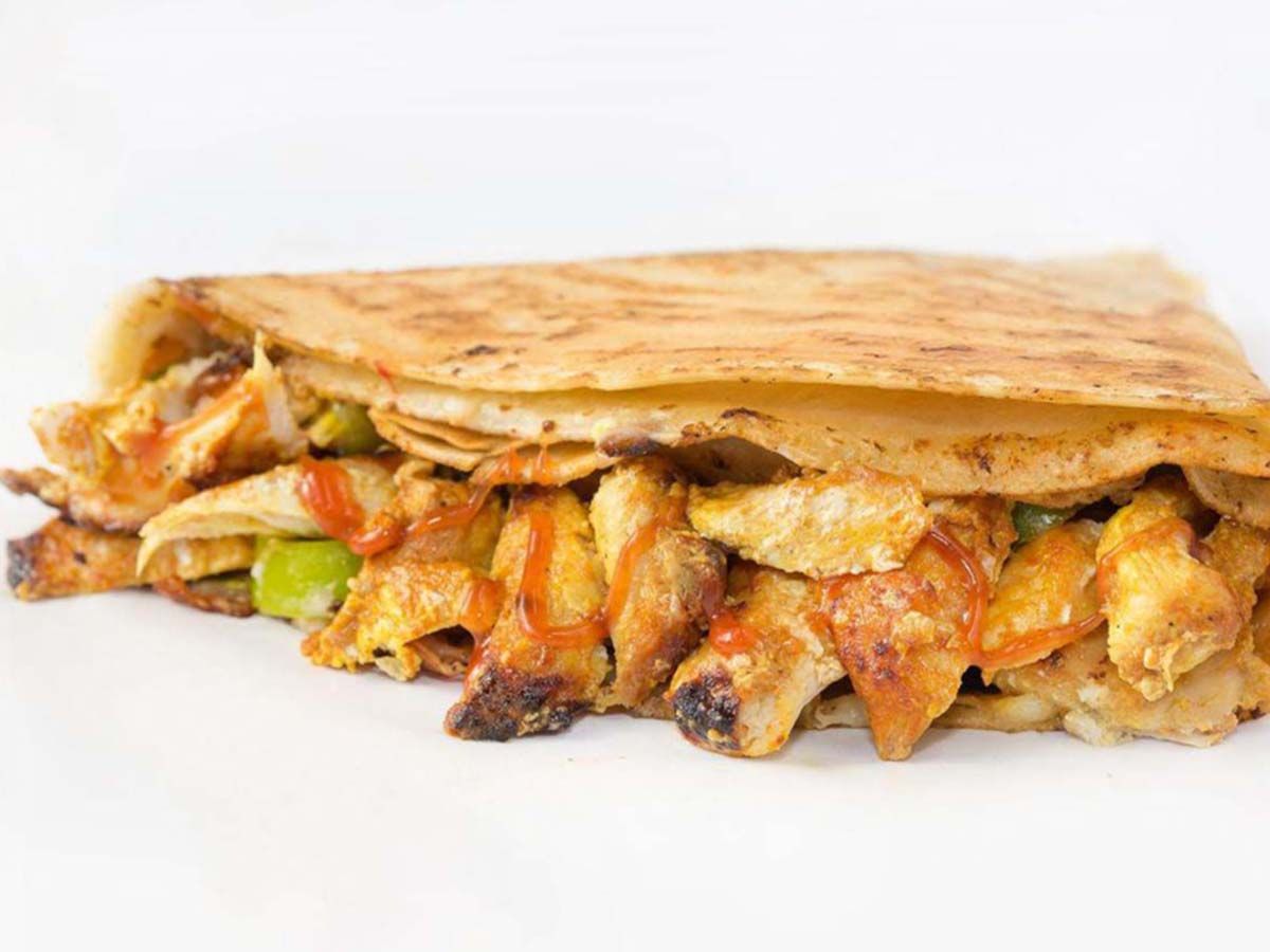 Chicken cocktail crepe