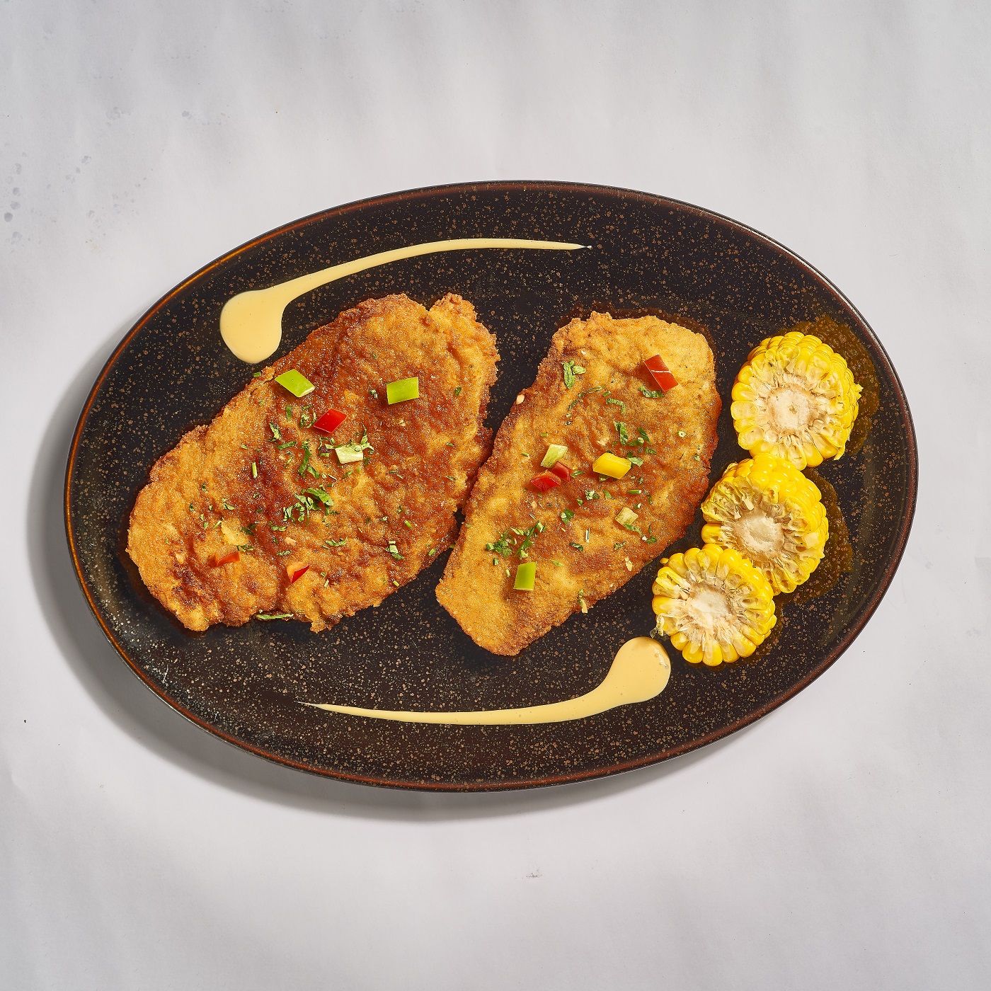 Chicken escalope pane