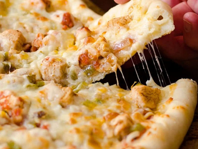 Chicken fajita pizza