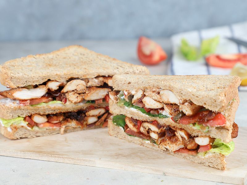 Chicken fajita sandwich
