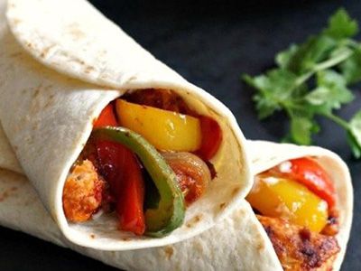 Chicken Fajita Wrap Sandwich