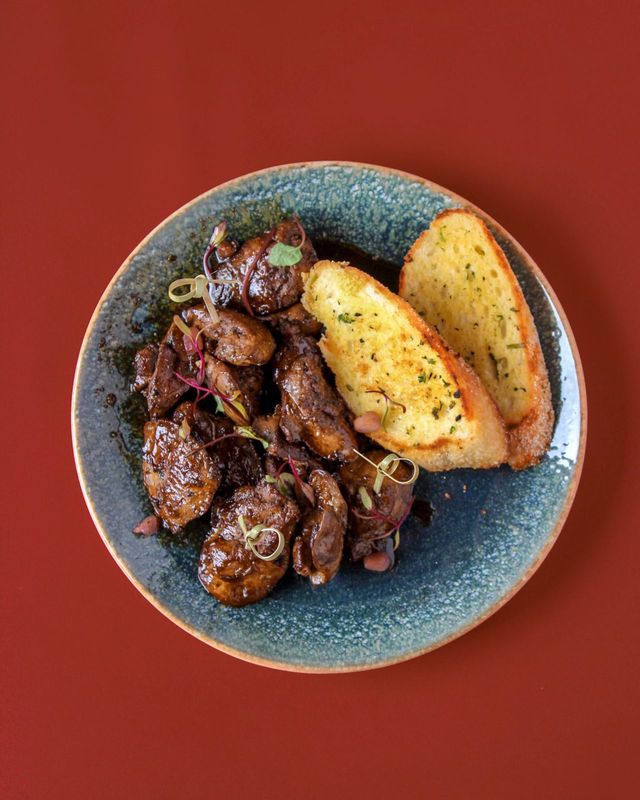 Chicken Liver With Pomegranate Molasses
