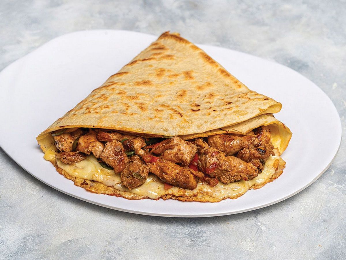 Chicken pieces crepe