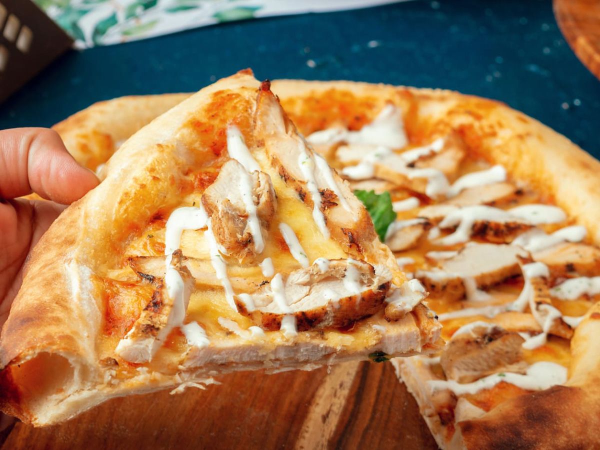 chicken ranch pizza