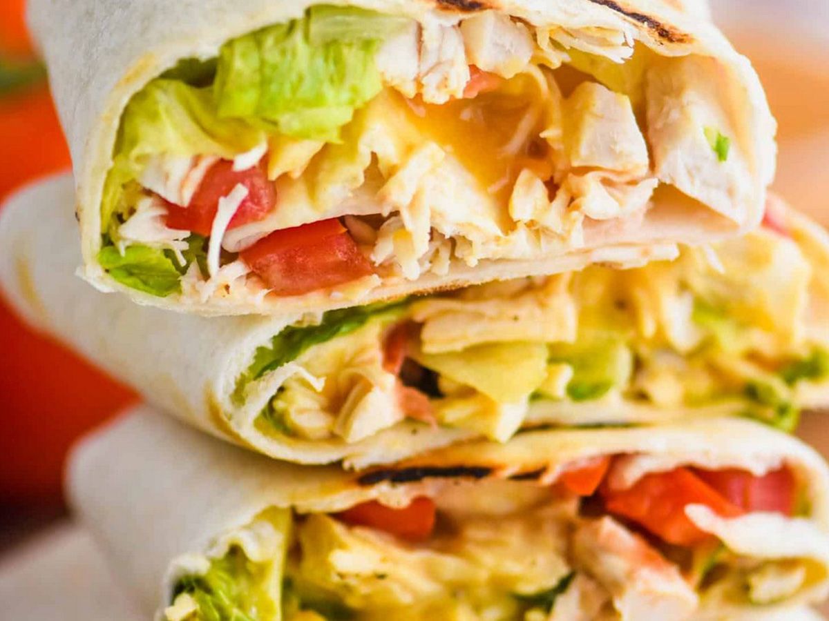 Chicken roll sandwich
