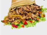 Chicken shawarma crepe