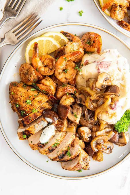 Chicken Shrimp Pink Sauce