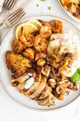 Chicken Shrimp Pink Sauce
