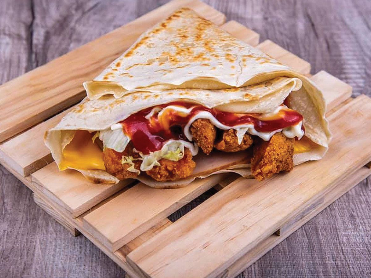 Chicken supreme crepe