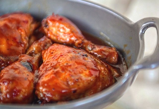 Wild Chicken Lovers with BBQ Sauce