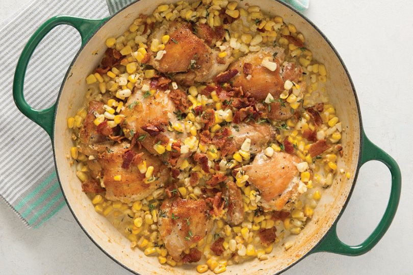 Chicken with Cream and Sweet Corn