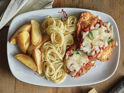 Chicken with Parmesan Cheese Platter