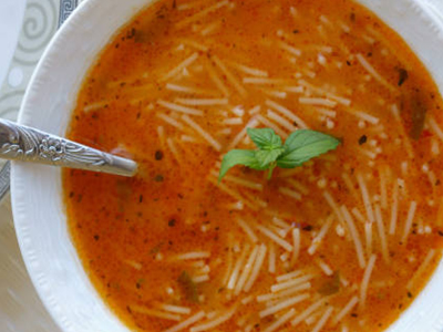 Chicken with Vermicelli Soup