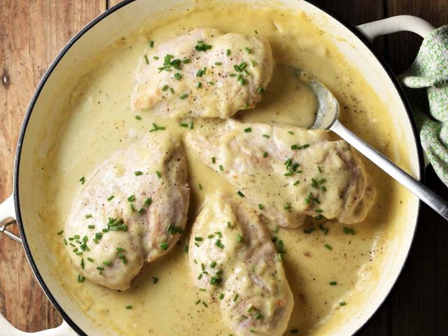 Chicken with White Sauce Meal