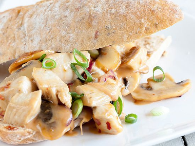 Mushroom Chicken Sandwich