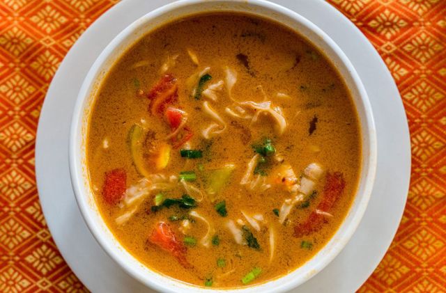 Tom Yom With Chicken Soup