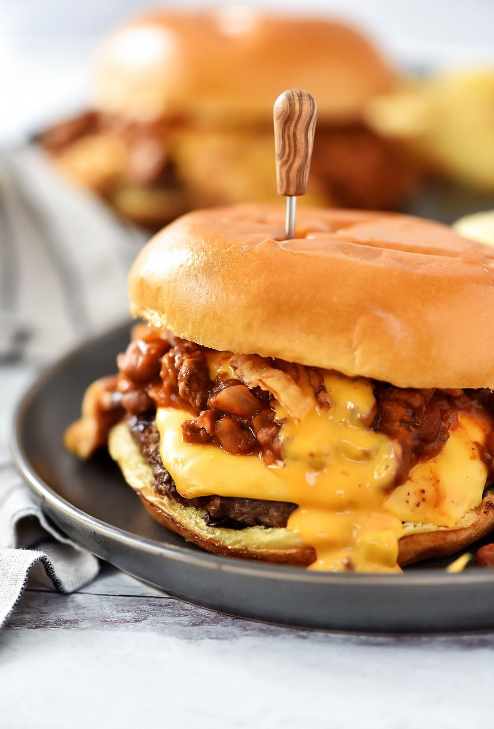 Burger With Sesame Paste