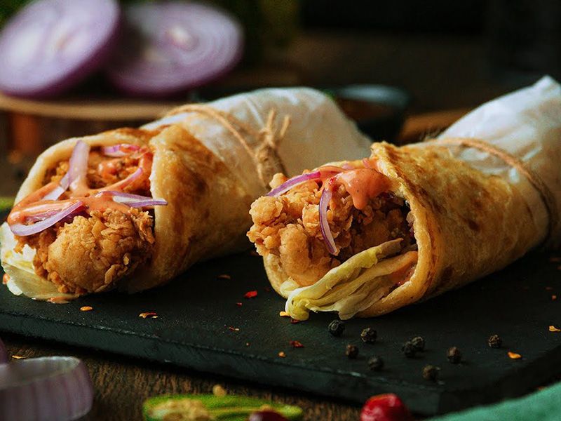 Chili Zinger Wrap Sandwich