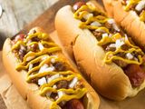 Chili Hot Dog Sandwich