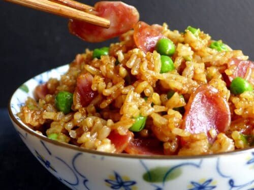 Rice With Oriental Sausage