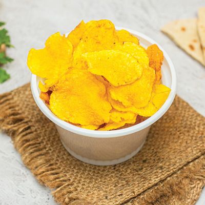 علبة صغيرة من رقائق البطاطس
