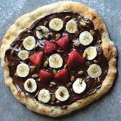 Fruit chocolate crepe