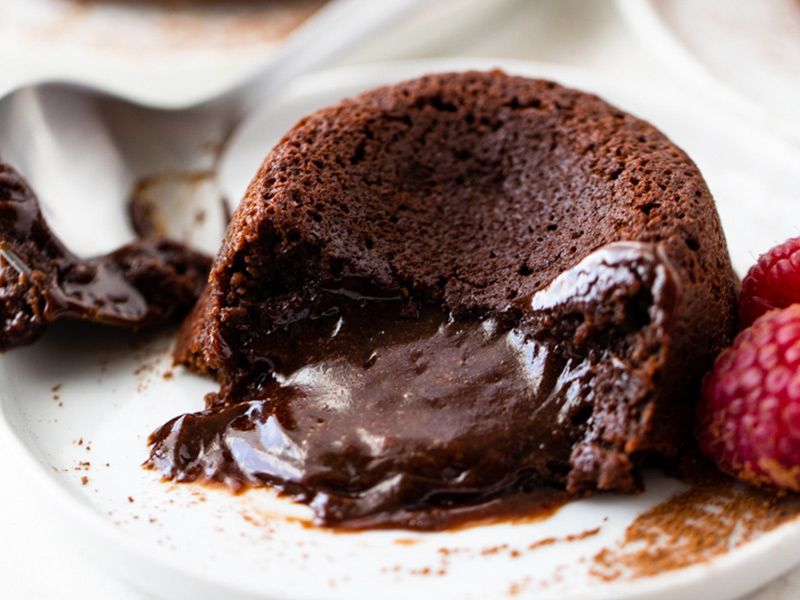 Nutella Chocolate Molten Cake