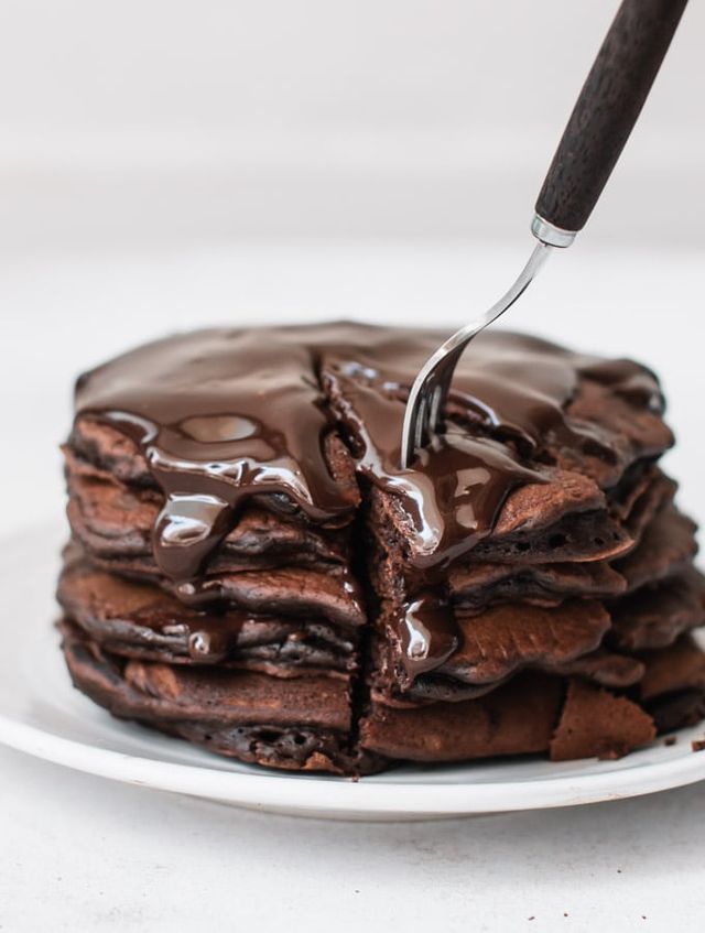 Chocolate pancakes - Medium