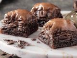 Chocolate Baklava with Hazelnut