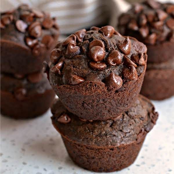 Chocolate Muffin With Chocolate Chips