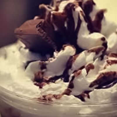 Vanilla or chocolate milkshake