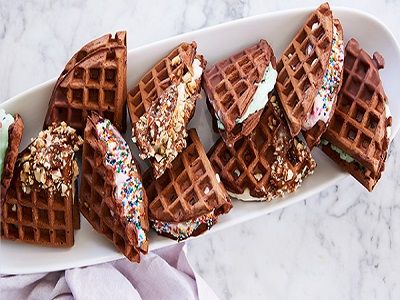 Chocolate Waffle Sandwich