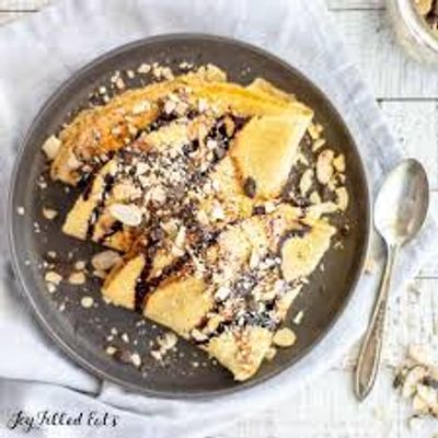 Chocolate With Nuts Crepe