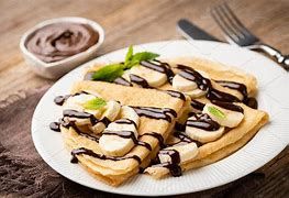 Chocolate and Banana Crepe