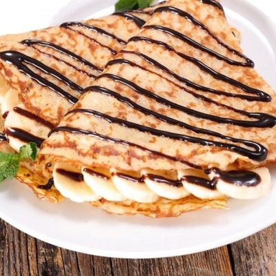 Chocolate Crepe + Banana